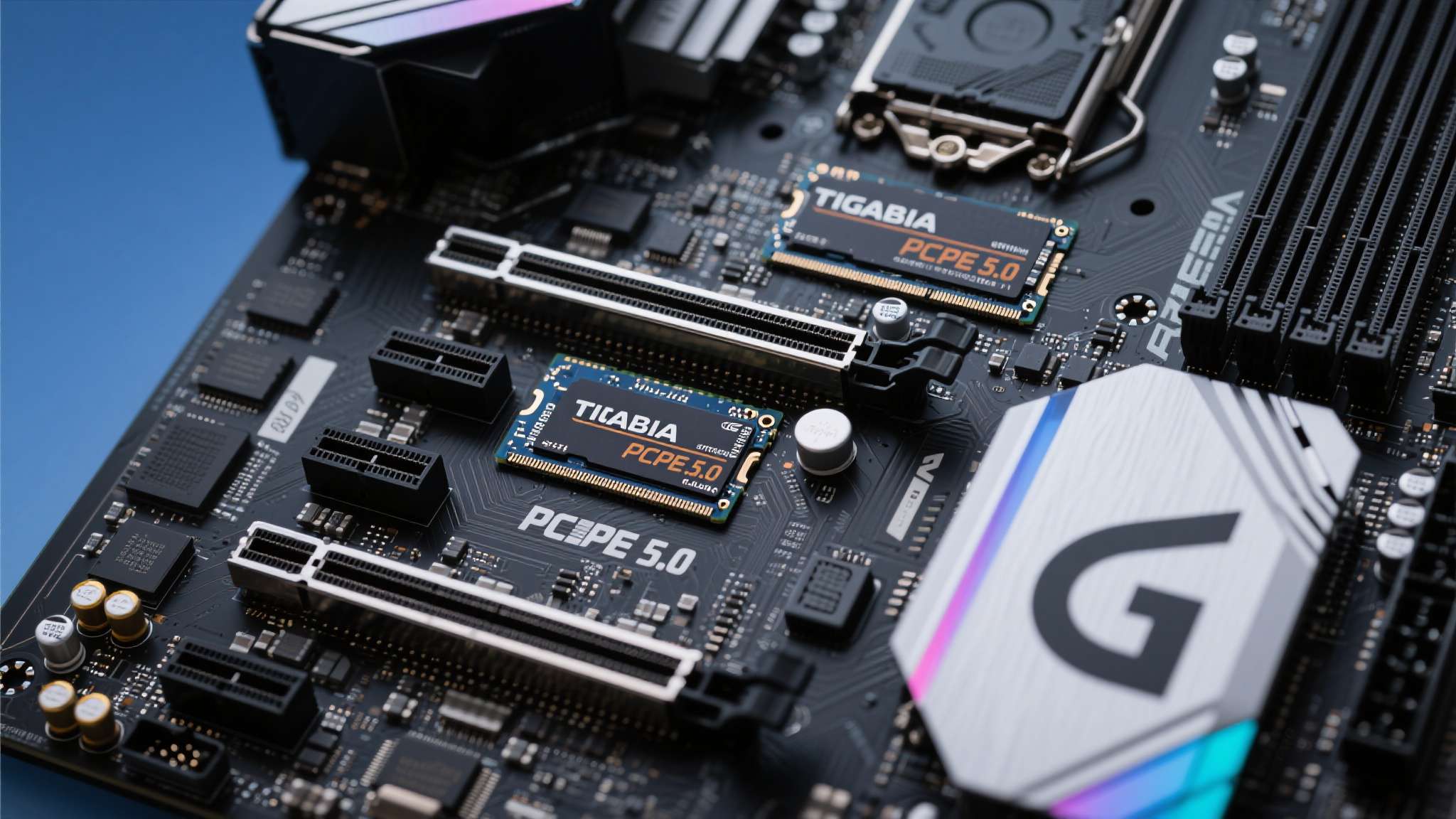 值得关注的是，技嘉主板在PCIe&nbsp;5.0通道方面同样表现出色，为新一代高速固态硬